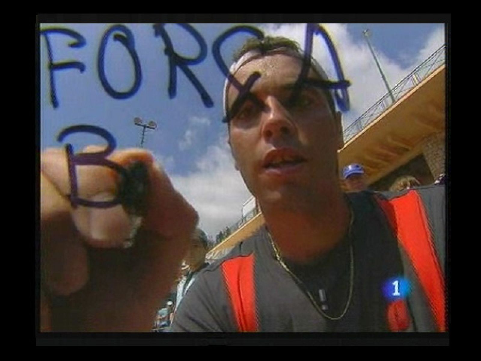 Albert Montañés firma "Força barça"