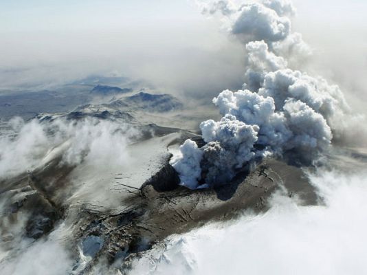  - Estado del volcán de Islandia