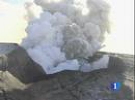  - La columna de humo es más pequeña