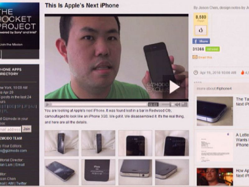 El nuevo teléfono de Apple destripado en un blog tecnológico
