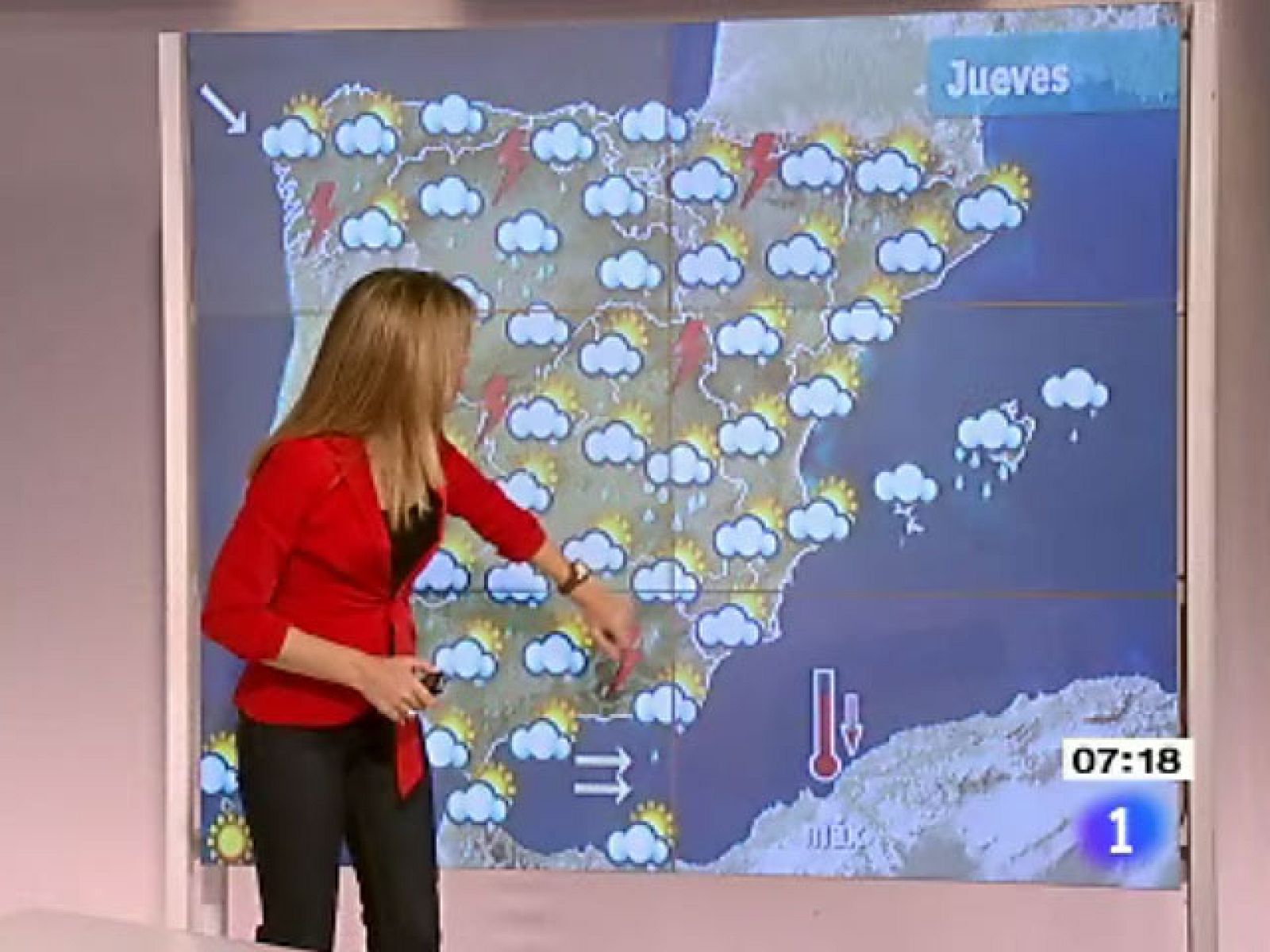 Lluvias y descenso de las temperaturas