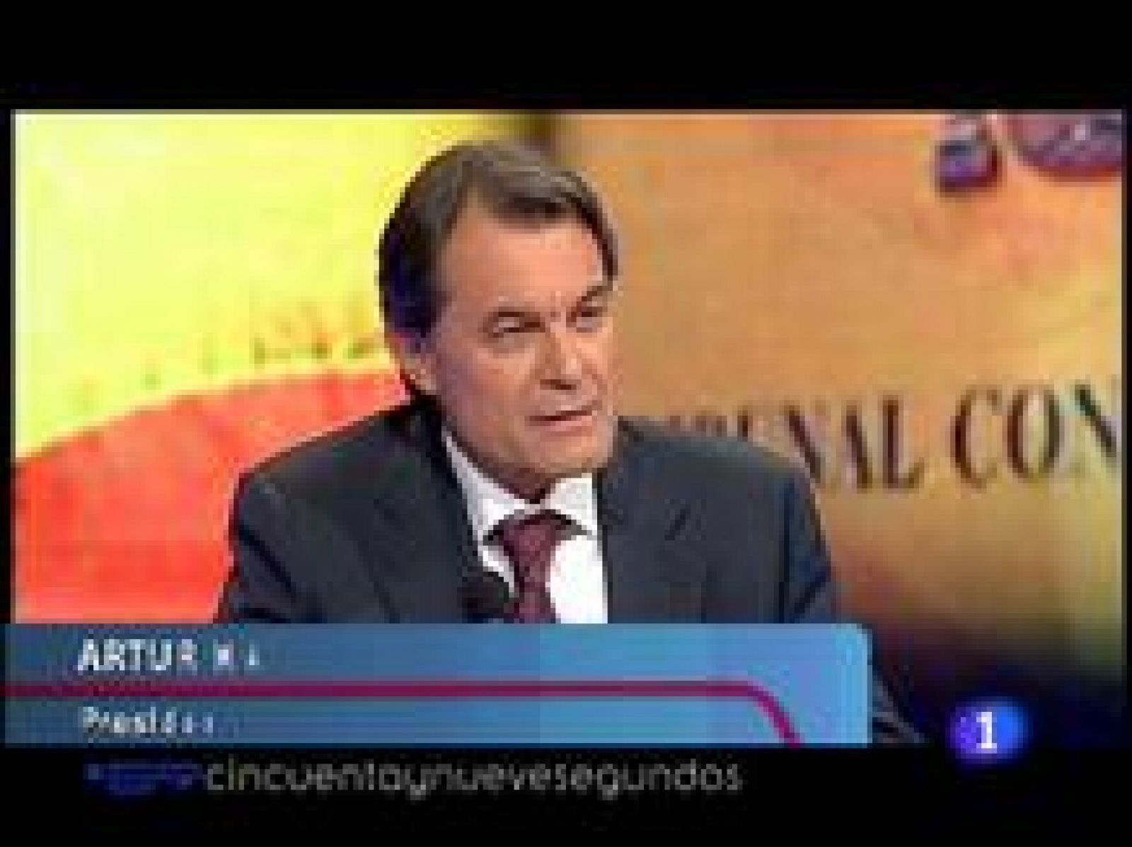 59 segundos: Artur Mas sobre el Estatut | RTVE Play