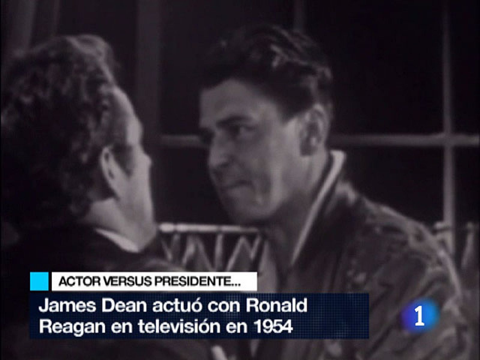 Ronald Reagan trabajó junto a James Dean en televisión en 1954 | Ver