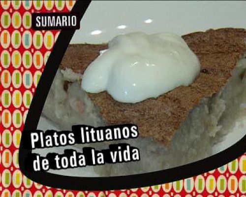 Lituania: sopa fría y pastel patata