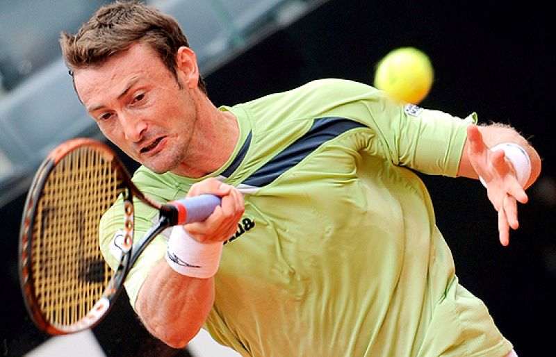 Juan Carlos Ferrero ha caído en la primera ronda del Masters de Roma, sorprendido por el colombiano Santiago Giraldo.