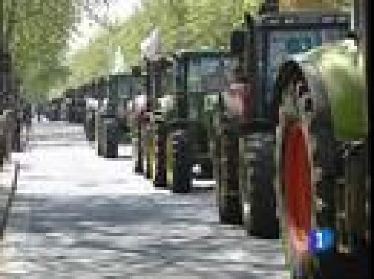 Protesta de agricultores en París