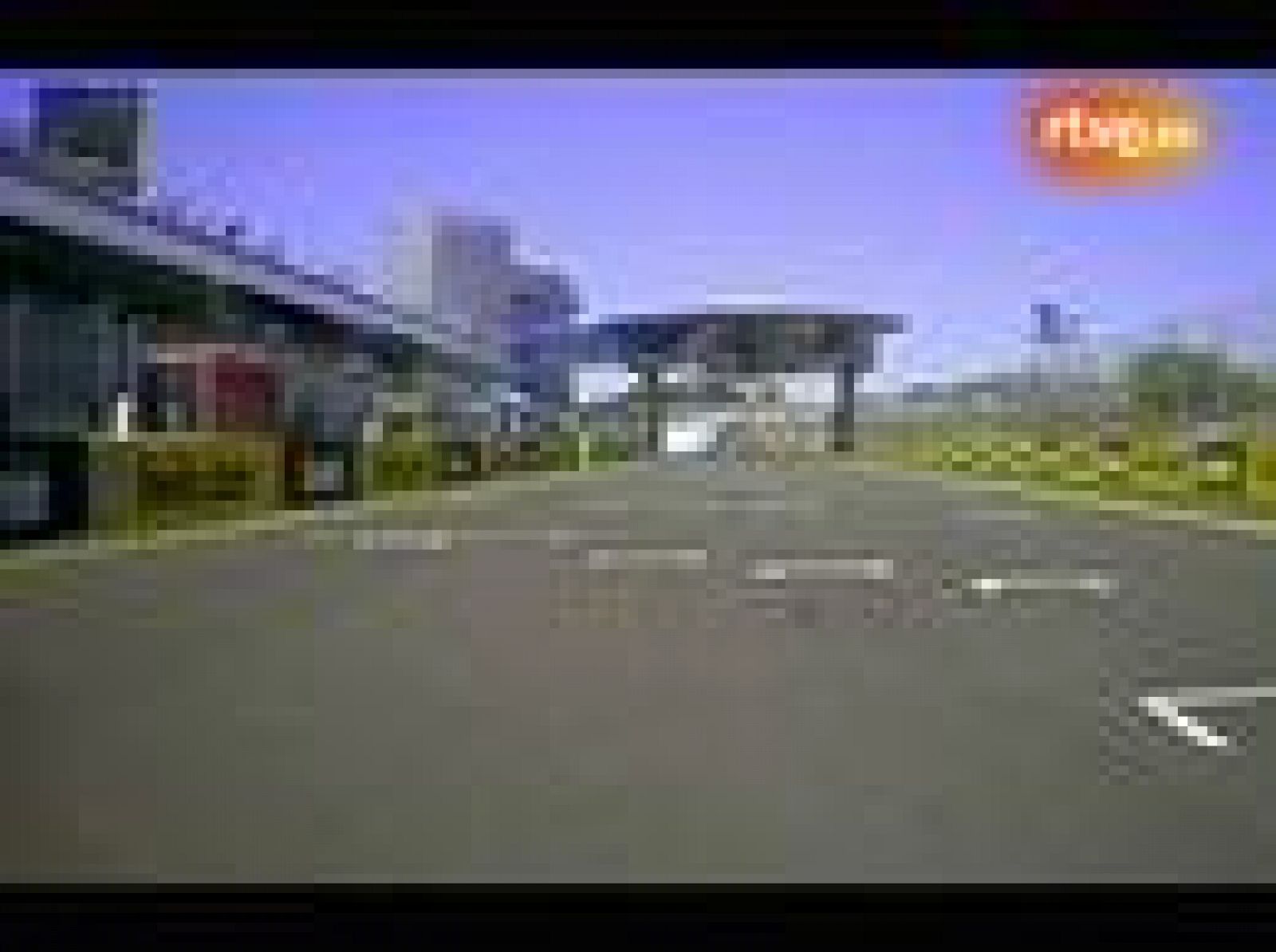 El periodista de RTVE Marc Martín se dirige al circuito de Jerez.