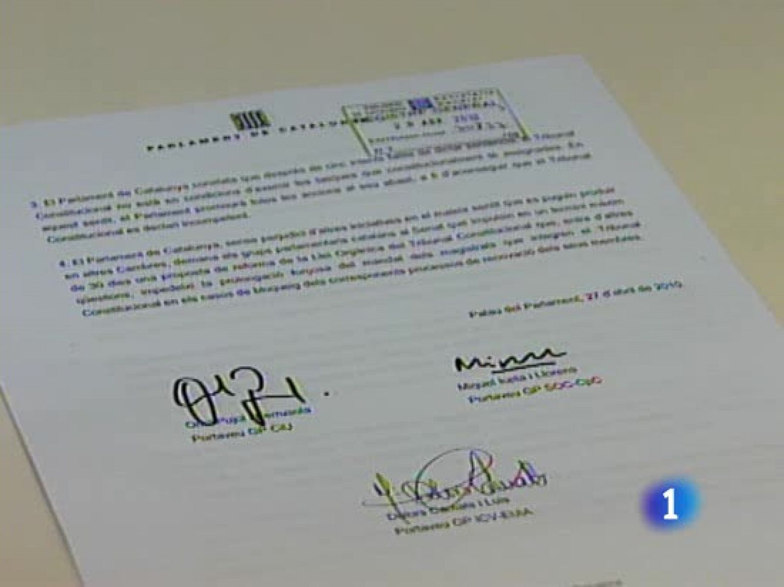 El Presidente catalán y el líder de CiU cierran el acuerdo para exigir la renovación del Tribunal Constitucional | Ver