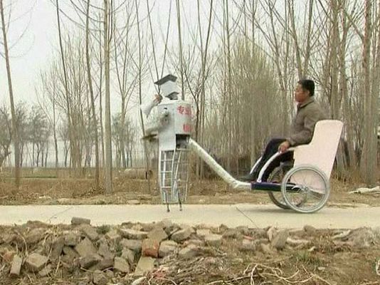 Robots granjeros en Shanghái