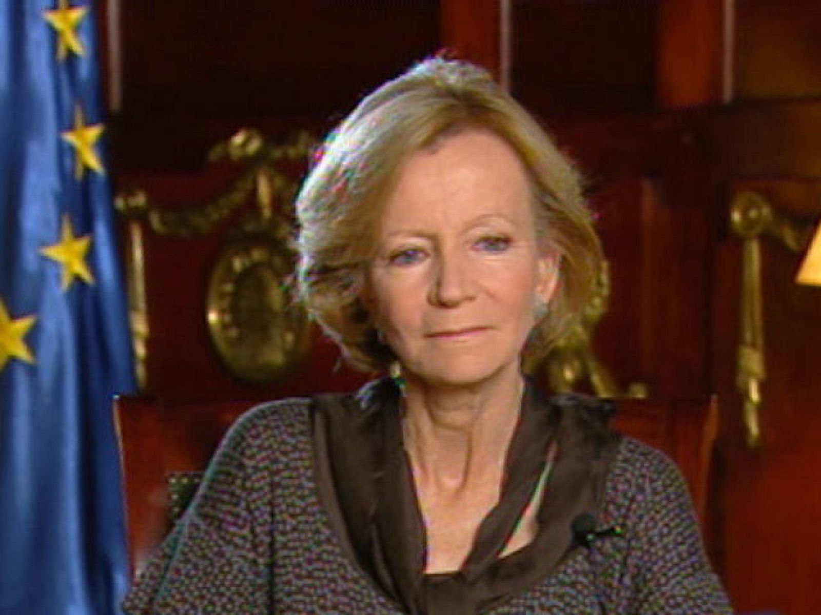 Elena Salgado: "Cuando se solucione lo de Grecia las cosas volverán a su justo término" | Ver