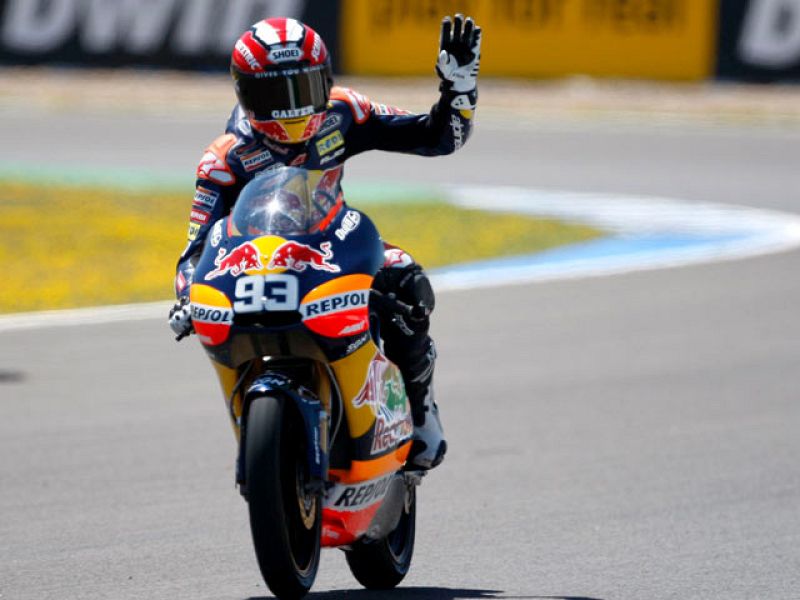 Protagonismo absoluto español en  los entrenamientos oficiales 125cc de Jerez, con Marc Márquez a la cabeza.