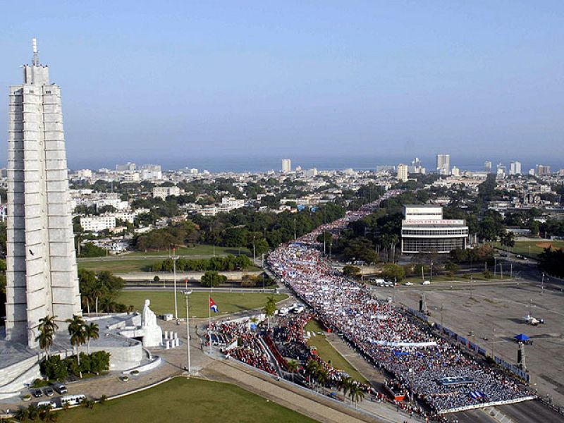  Manifestación del Uno de Mayo en Cuba