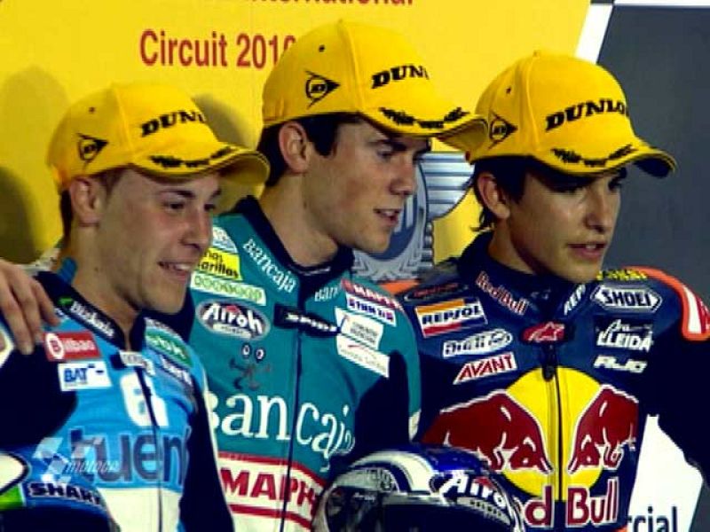 La categoría de 125 cc tiene un protagonismo español. 