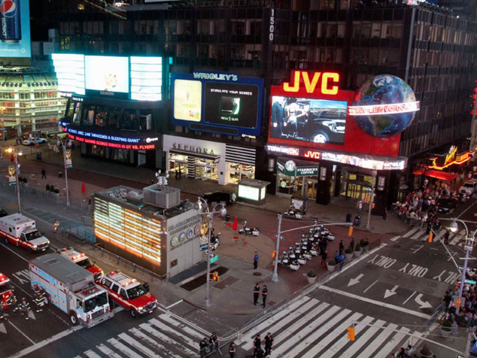 Atentado fallido con coche bomba en el centro de Nueva York