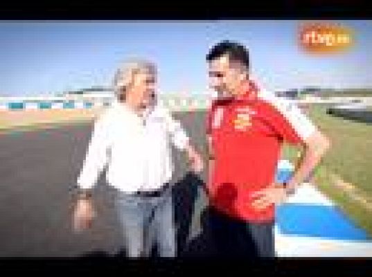  - 'Aspar' muestra a Nieto su curva