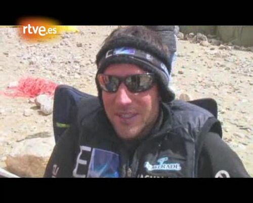 Al filo de lo imposible - Edurne pide suerte para el Shisha