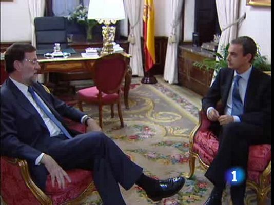 Zapatero convoca a Rajoy