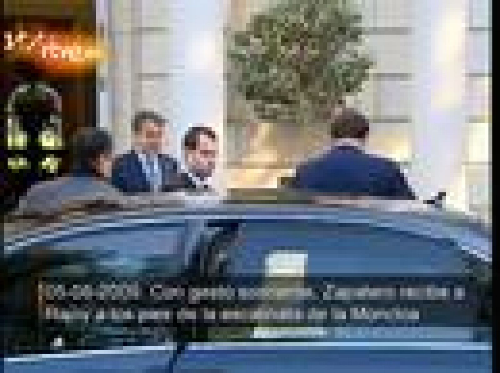 Zapatero y Rajoy, actitud afable en su cuarta reunión de la legislatura