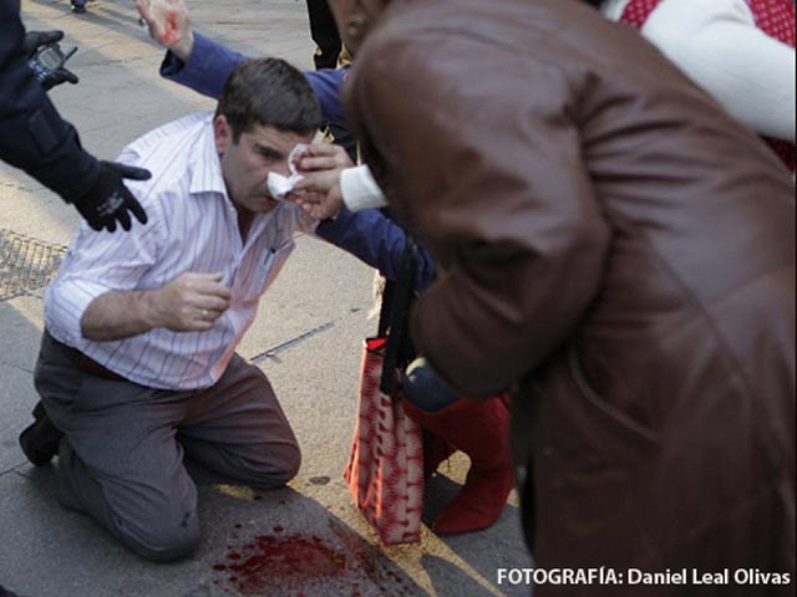 Dos heridos en un tiroteo en la Puerta del Sol de Madrid