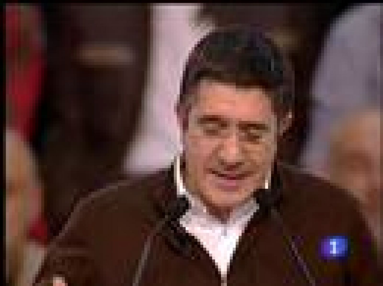 Patxi López, en la Fiesta de la Rosa de los socialistas vascos ha reclamado a la sociedad vasca firmeza en el esfuerzo final para terminar con la violencia de ETA. TVE (09/05/2010)