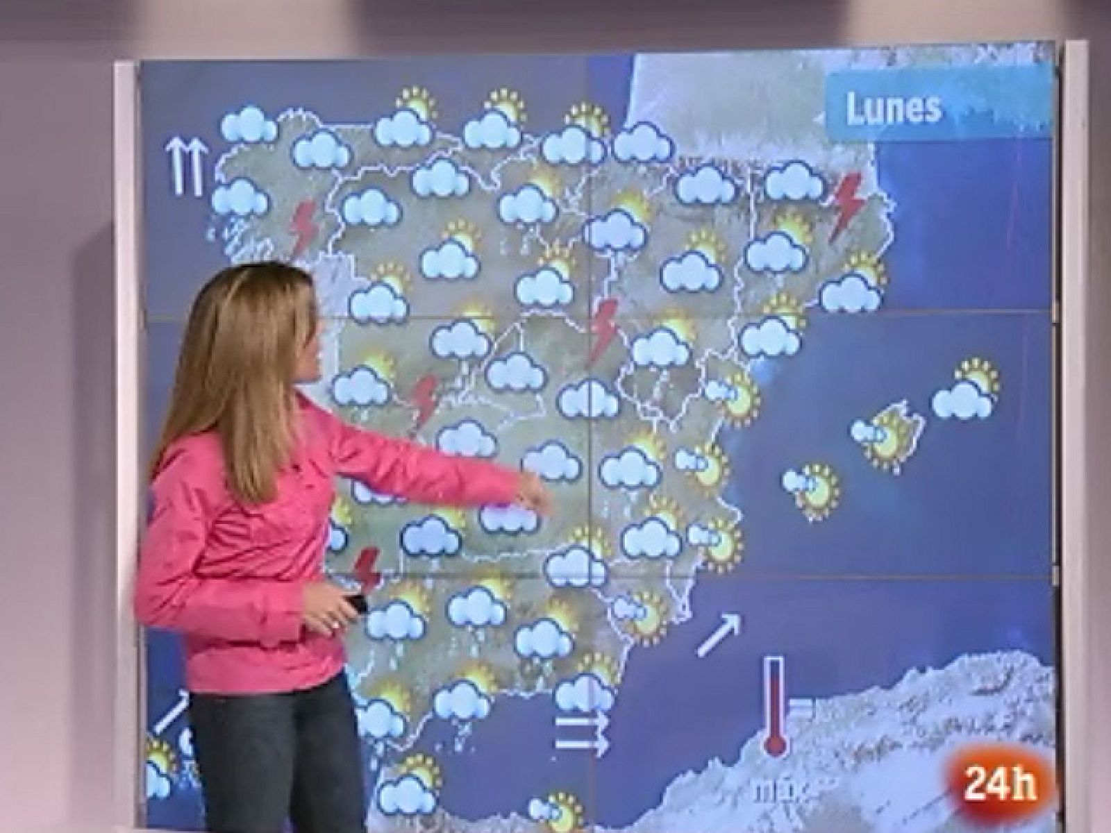 Lluvias fuertes en el oeste de Galicia