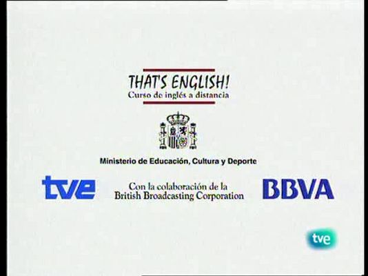 That's English - Módulo 3 - Unidad 6 - Programa 2