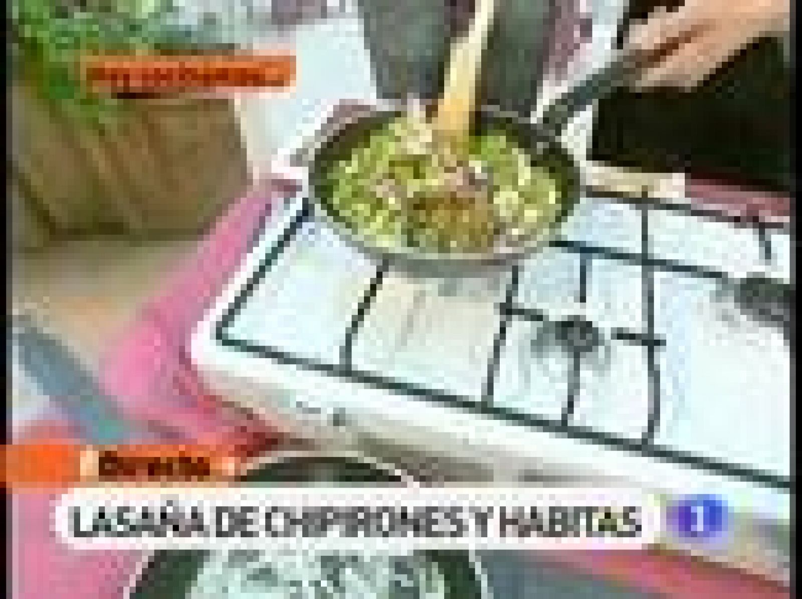 España Directo - Lasaña de chipirones y habitas - RTVE Cocina | Ver