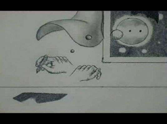 "Manos jugando con el espacio"