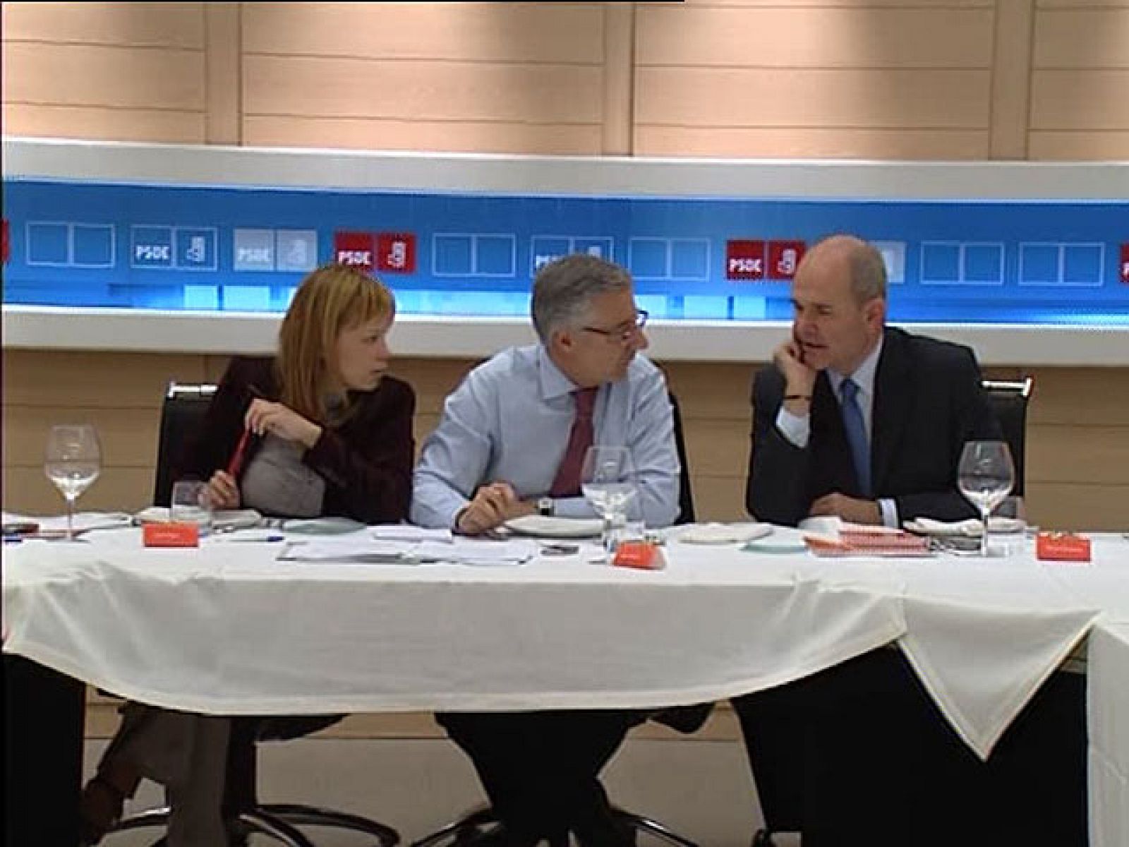 Reunión en Ferraz de los secretarios regionales y provinciales del PSOE | Ver