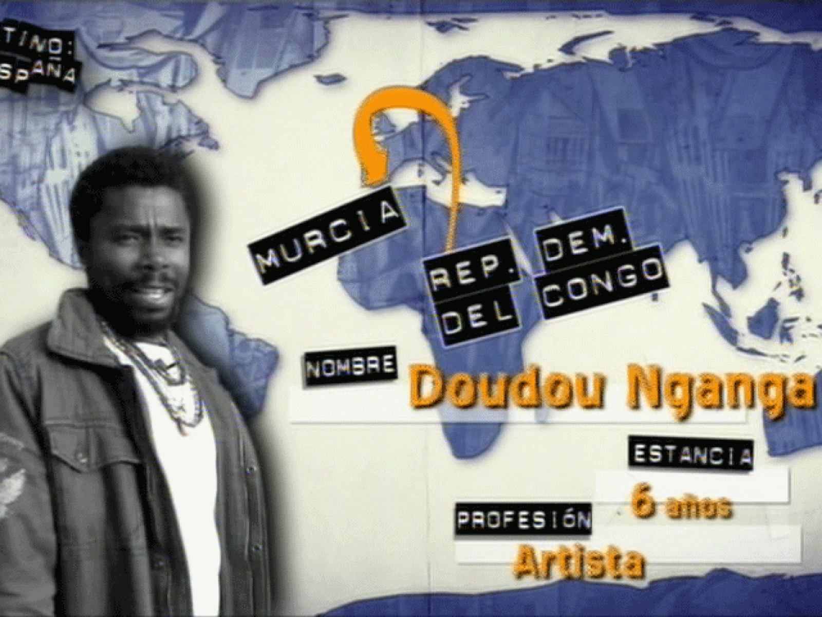 Dou dou cambió su Congo tropical por una tierra mucho más árida. Le ha gustado tanto el cambio que parecería de aquí de toda la vida  si no fuera por lo evidente, su acento y su piel. (11/05/10).