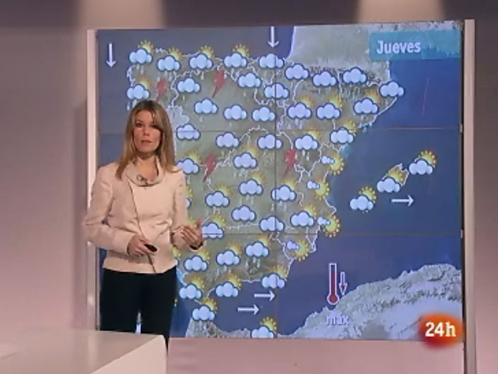 Chubascos fuertes en Cataluña