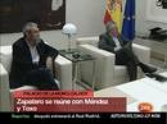  - Zapatero con los sindicatos