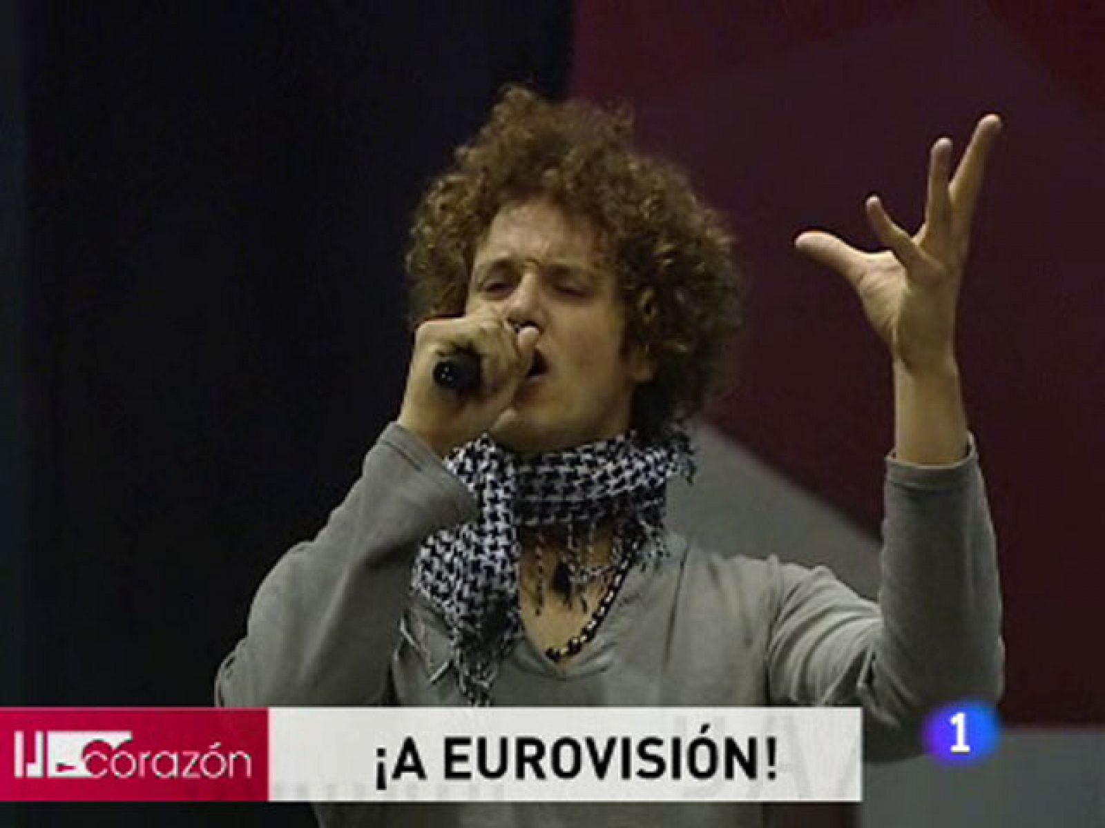 Corazón - Eurovisión 2010 Ensayos de Dani en Corazón