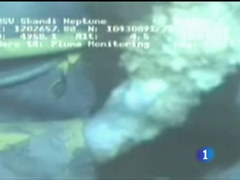 BP muestra las primeras imágenes bajo el agua del vertido de petróleo procedente de su plataforma en el Golfo de México - Ciencia y tecnología en Rtve.es | Ver