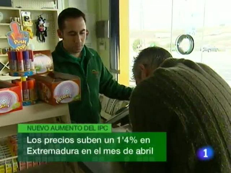 Noticias de Extremadura. Informativo Territorial de Extremadura. (14/05/10)