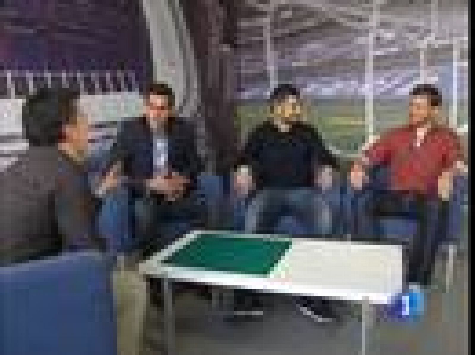 De naipes con los internacionales del Madrid