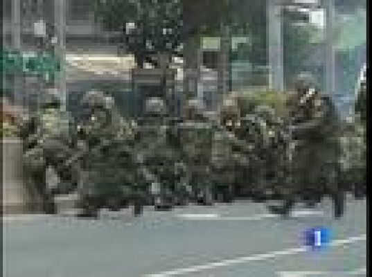 Violencia en las calles de Bangkok