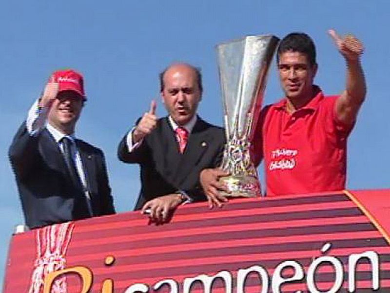 El Sevilla se proclamó campeón de la UEFA en 2007, año en el que también se hizo con la Copa del Rey.
