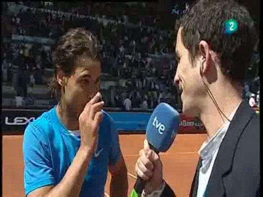 Madrid Open de Tenis - Nadal: "Me gustaría jugar con David