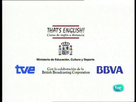 That's English - Módulo 3 - Unidad 7 - Programa 3