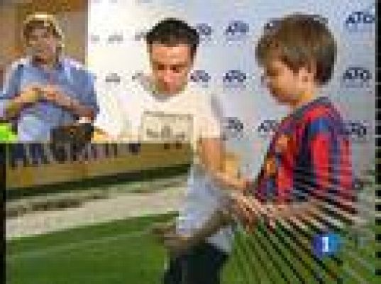 Xavi elogia a su nuevo compañero