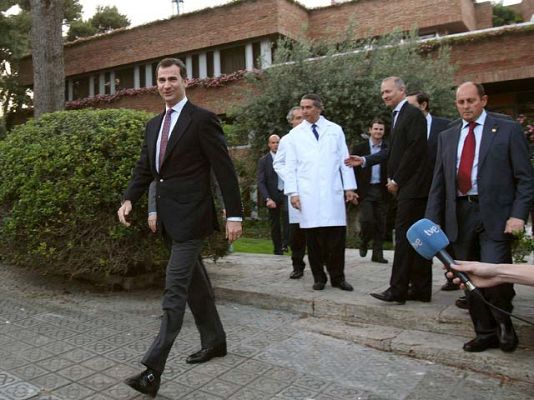  - El Príncipe Felipe visita al Rey