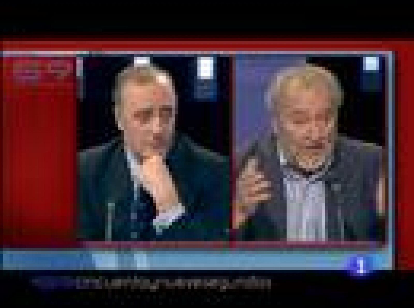 Carlos Berzosa y Lorenzo Bernaldo de Quirós debaten en "59 segundos" sobre la crisis económica y las medidas anunciadas por el Gobierno