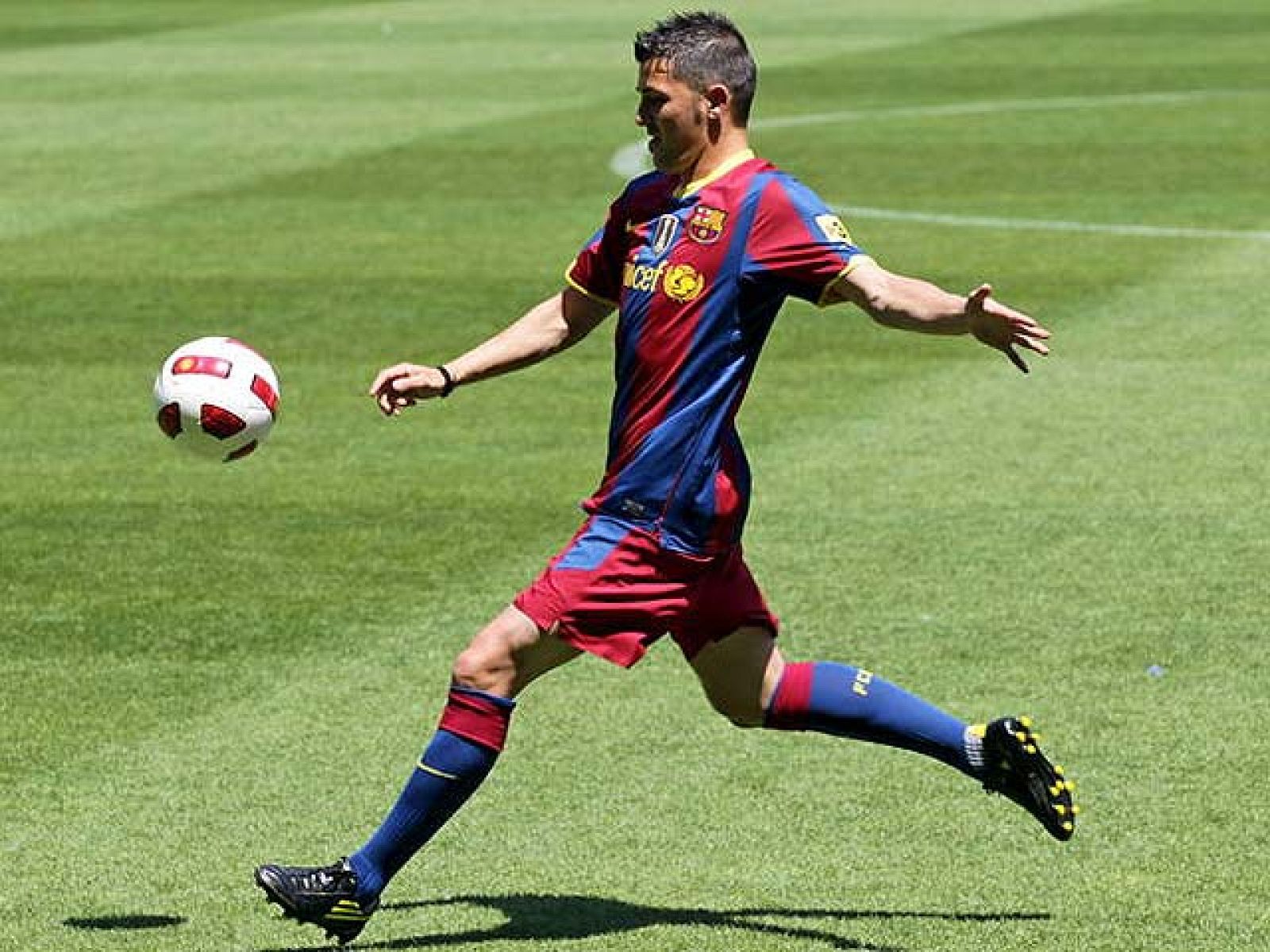 Los primeros pasos de Villa en azulgrana | Ver