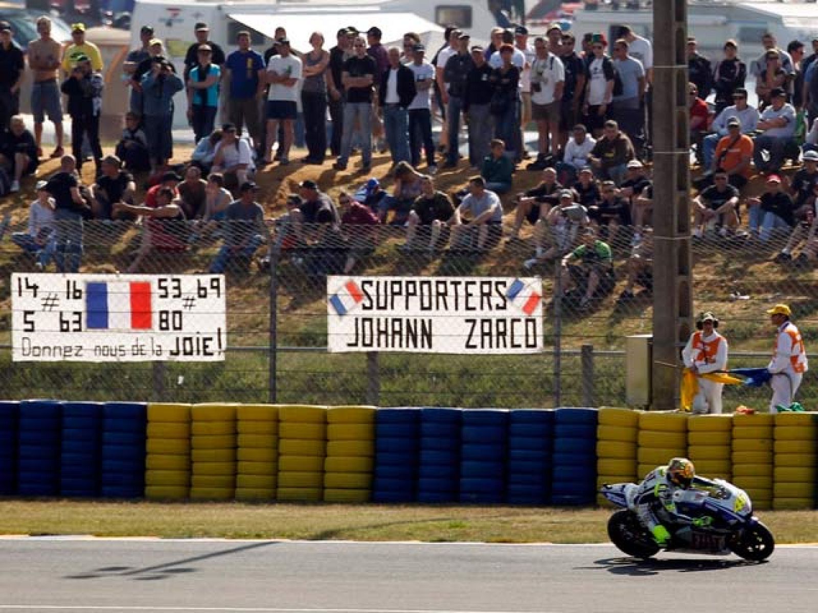 Valentino Rossi ha sido el más rápido en los entrenamientos oficiales del GP de Francia.