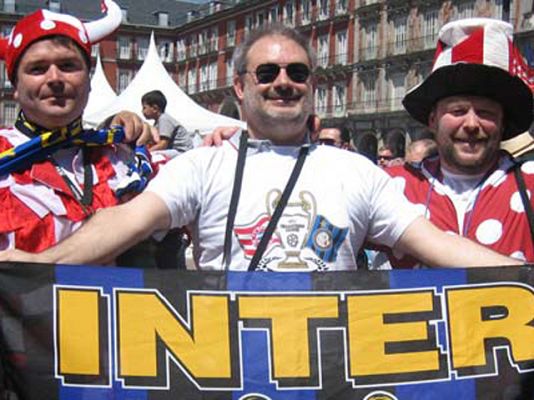 Champions League - Las aficiones 'toman' Madrid