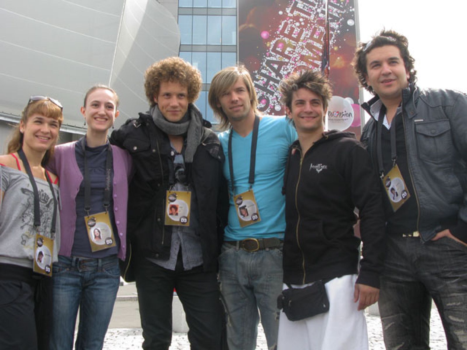  Eurovisión 2010 - Backstage del primer ensayo