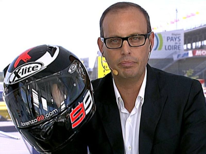 Participa en el concurso de RTVE y consigue el casco de Jorge Lorenzo. 