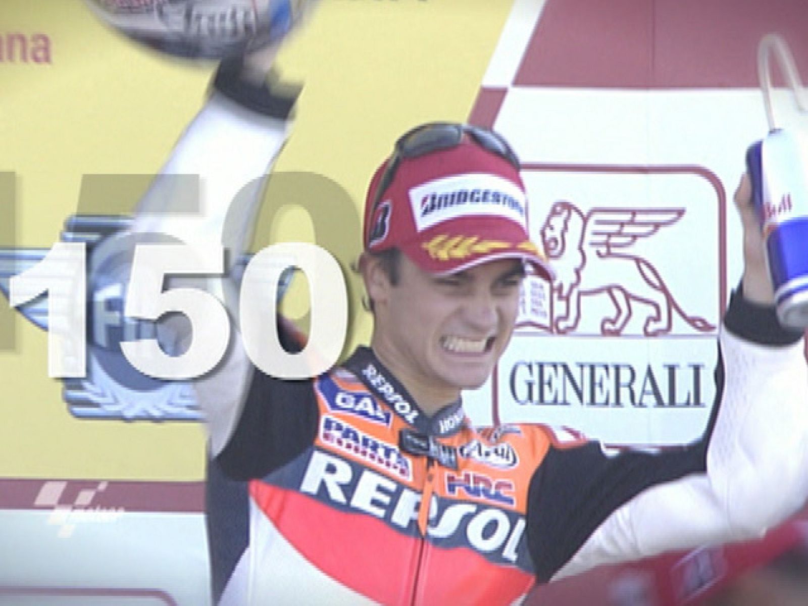 El piloto español Dani Pedrosa cumple 150 grandes premios y ha querido repasar junto a RTVE toda su carrera deportiva.