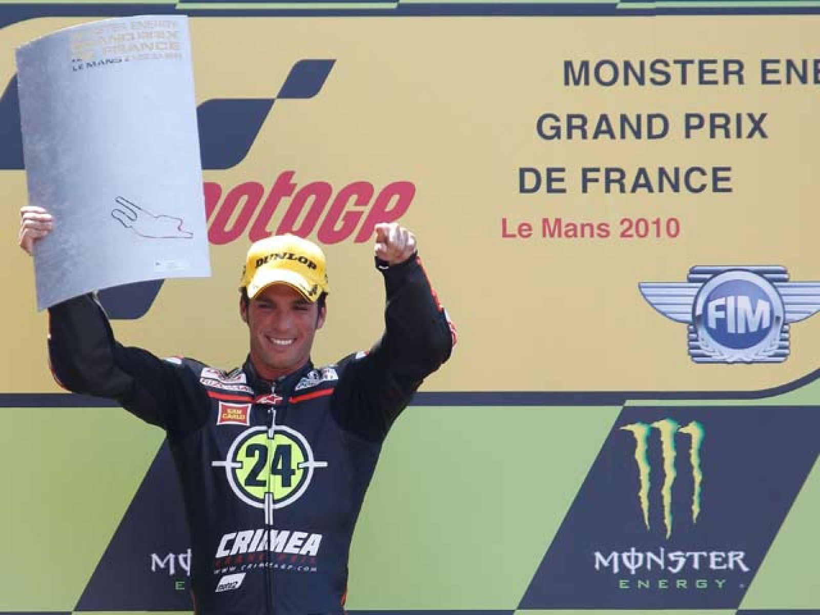 Elías ha conseguido en Francia su segunda victoria consecutiva de Moto2, lo que le sitúa como líder provisional.
